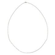 Collana di 80 cm maglia rettangolo 3 mm - Acciaio inossidabile 304 x 1|raw }}