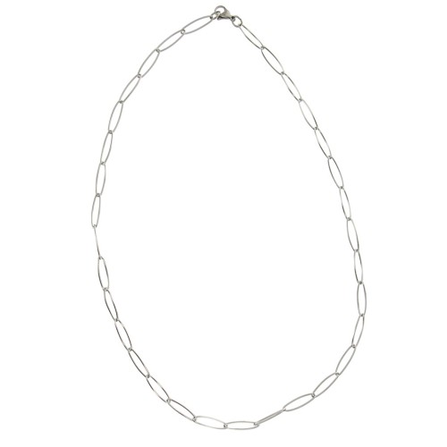 Collana di 60 cm maglia Rombo 5.8 mm - Acciaio inossidabile x 1