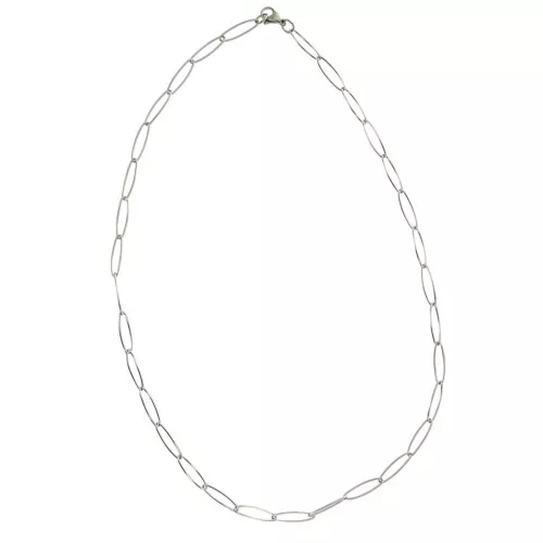 Collana di 60 cm maglia Rombo 5.8 mm - Acciaio inossidabile x 1