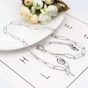 Collana di 60 cm maglia Rombo 5.8 mm - Acciaio inossidabile x 1