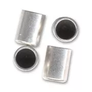 Finali per cordoncini mm. 3 Placcatura argento antico x10