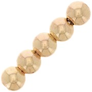 Perle tonde - palline 5 mm in Gold filled Light x50|raw }}