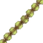 Sfaccettate Antiche  4 mm. Olivine Dark Bronze x50|raw }}