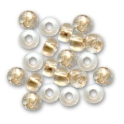 Perla Preciosa 11/0 da 2 mm - Crystal Gold Bronze Lined x 20 g