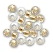 Perla Preciosa 11/0 da 2 mm - Crystal Gold Bronze Lined x 20 g