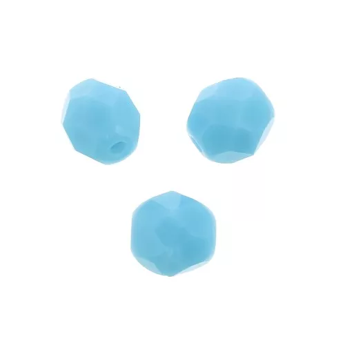 Sfaccettate mm. 6 Turquoise x25