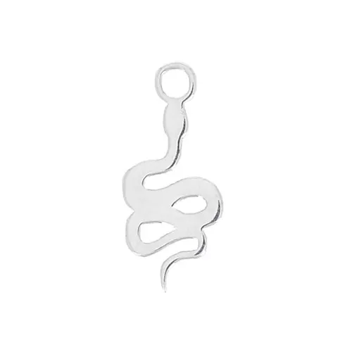 Ciondolo serpente 11x5 mm in Argento 925 x1