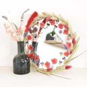 Assortimento fiori secchi e spremuti per la creazione DIY - Giallo x1