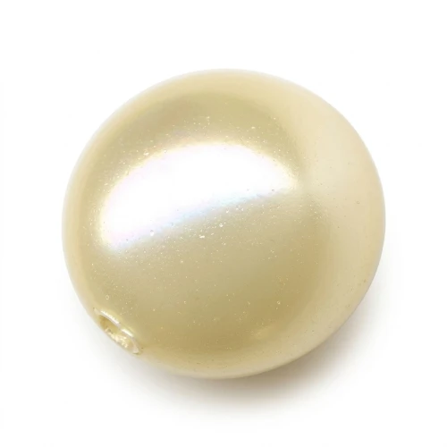 Perlina PureCrystal mezza forata 5818 mm. 8 Light Gold Pearl x1