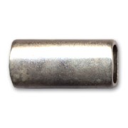 Passante irregolare mm. 28x13 Placcatura argento antico