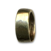 Passante irregolare per cuoio Regaliz mm. 6x14 bronzo x1