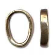 Passante irregolare per cuoio Regaliz mm. 3x15 bronzo x1