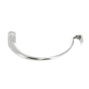 Distanziatore mezzo-bracciale 95 mm per cordone Placcatura argento antico x1