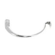 Distanziatore mezzo-bracciale 95 mm per cordone Placcatura argento antico x1