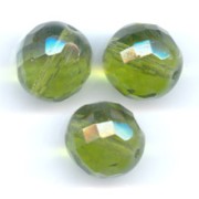 Faccette da 12 mm - Olivina x5
