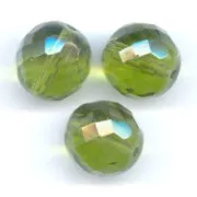 Faccette da 12 mm - Olivina x5