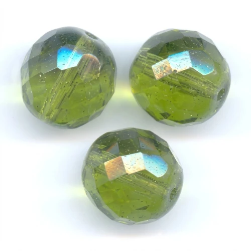 Faccette da 12 mm - Olivina x5