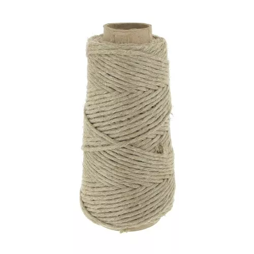 Filo di lino 3 mm - Naturale x200gr