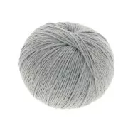 Lana Merino Super Wash - 100% Merinos - Grigio chiaro x100g