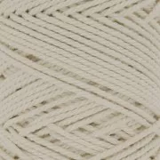 Gomitolo di cordone in cottone per Macramè 2 mm - Ecru x100m