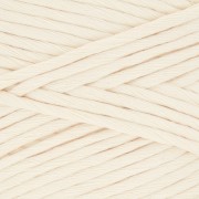 Gomitolo di cordone cotone per macramè Supremo 3XL pettinato - Ecrù x75m