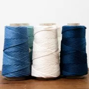 Gomitolo di cordone cotone per macramè Supremo 3XL pettinato - Naturale x75m