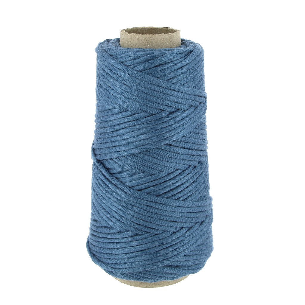 Corda Macrame 5mm, Diealles Shine 100m Filo Macrame Corda di Cotone, Corda Coton