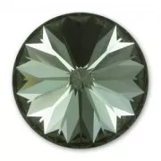 Cabochon PureCrystal 1122 Rivoli mm. 6 Black Diamond