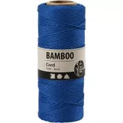 Bobina di 65 mètres di filo di bambù 1 mm - Blu duro