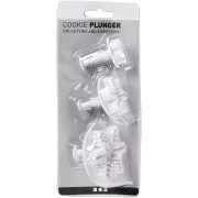 3 stampini spintore per pasta polimerica - Fiocco di neve 32-48-65 mm