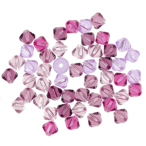 Mix di Biconi PureCrystal 5328 mm. 4Purple x50