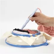 Tamburo da ricamare con base 14.5 cm et 22 cm per ricamo e punch needle x1