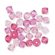 Mix di Biconi PureCrystal 5328 mm.3 Rosa x50