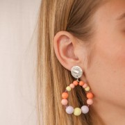 Perla in resina Opaca 10 mm - Terracotta x1