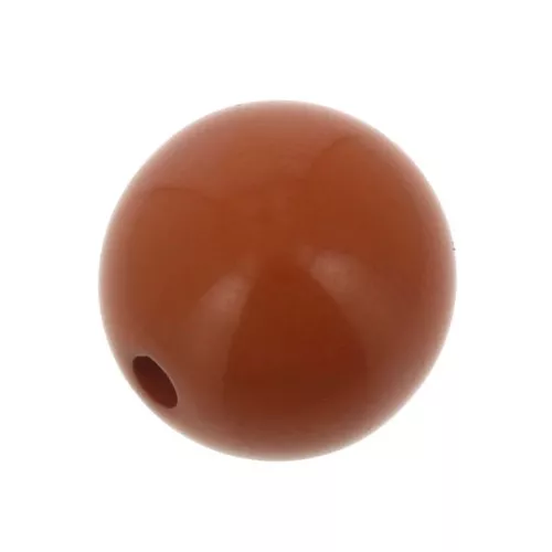 Perla in resina Opaca 14 mm - Terracotta x1