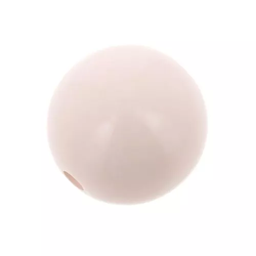Perla in resina Opaca 14 mm - Rosa pastello x1