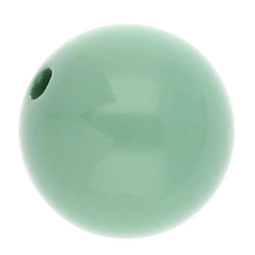 Perla in resina Opaca 14 mm - Verde x1
