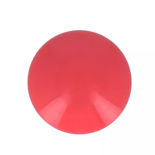 Cabochon in resina opaca 12 mm - Rosso chiaro x1