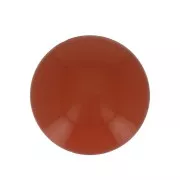 Cabochon in resina opaca 12 mm - Terracotta x1
