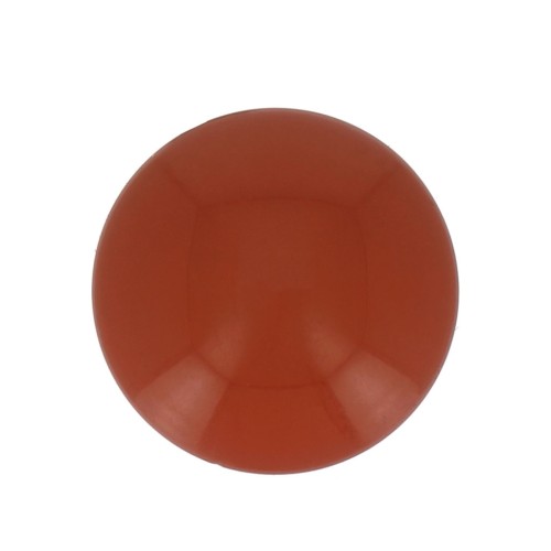 Cabochon in resina opaca 12 mm - Terracotta x1