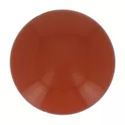 Cabochon in resina opaca 14 mm - Terracotta x1