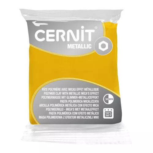 Pasta Cernit Metallic Giallo 56gr (n°700)