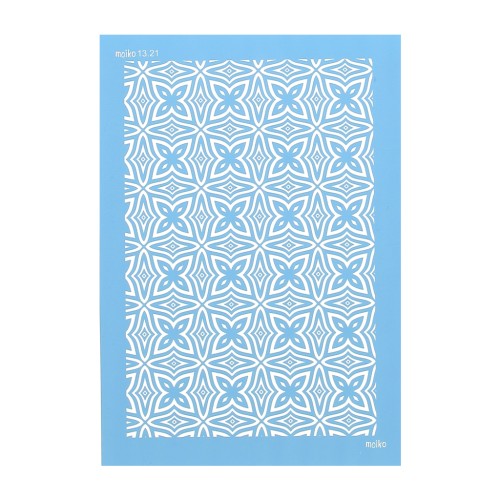Silk Screen Moiko per pasta polimerica 74x105 mm - aborigeno simplice 13.21