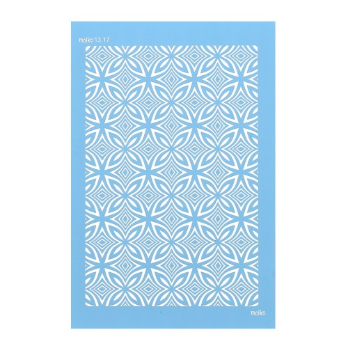 Silk Screen Moiko per pasta polimerica 74x105 mm - Piccolo Caleidoscopio 13.17