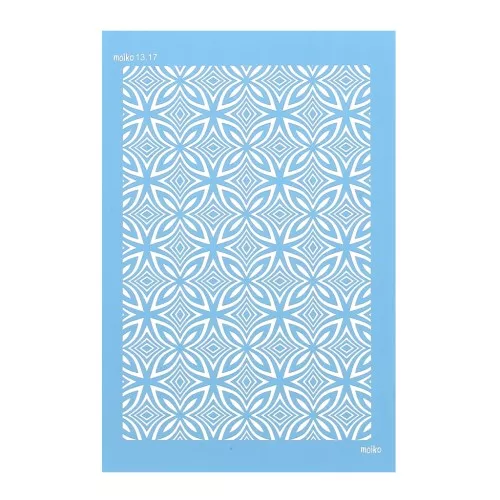 Silk Screen Moiko per pasta polimerica 74x105 mm - Piccolo Caleidoscopio 13.17