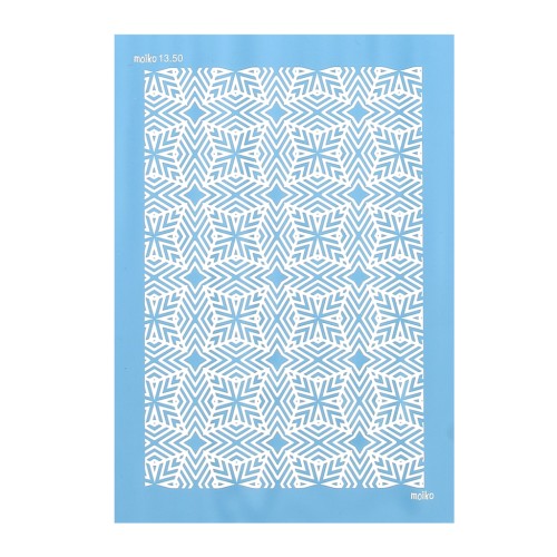 Silk Screen Moiko per pasta polimerica 74x105 mm - Caleidoscopio 13.50