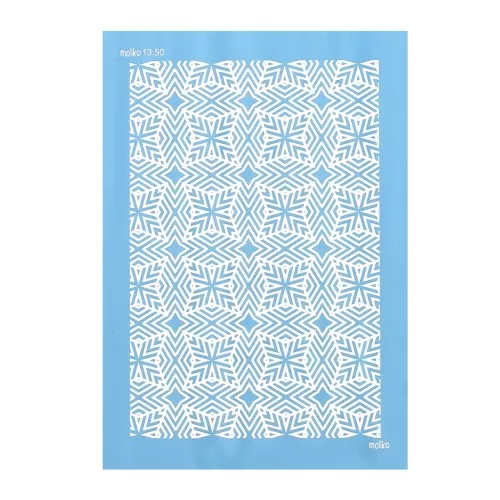 Silk Screen Moiko per pasta polimerica 74x105 mm - Caleidoscopio 13.50