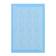 Silk Screen Moiko per pasta polimerica 74x105 mm - Intreccio 12.32