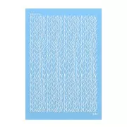 Silk Screen Moiko per pasta polimerica 74x105 mm - Intreccio 12.32