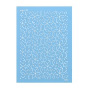 Silk Screen Moiko per pasta polimerica 74x105 mm fiori scavati taglia media 12.36|raw }}